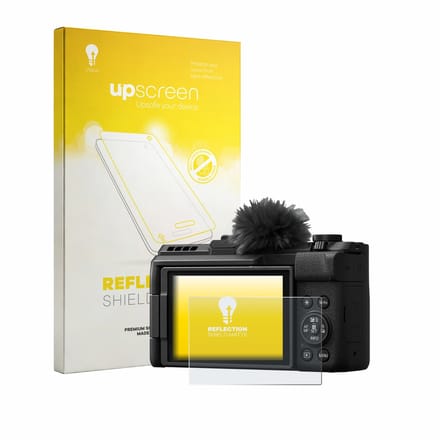 upscreen - Screenprotector voor Canon PowerShot V1 Premium - Folie Beschermfolie anti glare matte