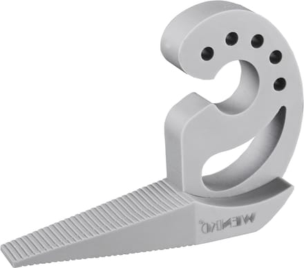 Multi-STOP® flexibele deurstopper en raamstopper met vele functies - grijs, 118 x 77 x 25 cm