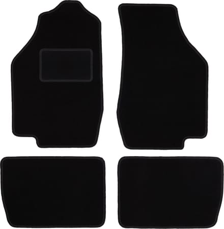 Zwarte veloursmatten voor: Honda Civic IV hatchback (1987-1991)