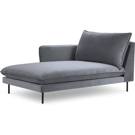 Chaise longue Vienna links velvet | Cosmopolitan Design