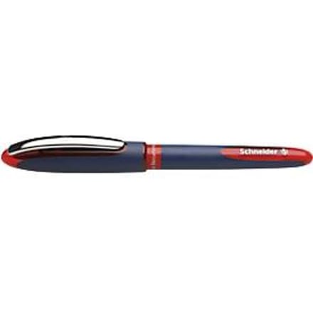 Schneider rollerball - One Business - schrijfbreedte 0.6mm - rood - 10 stuks - S-183002-10