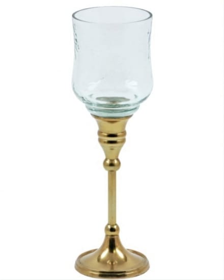 Home&styling collection, kandelaar 31 cm goud