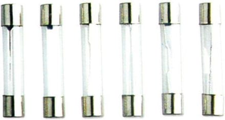 Topgear Glaszekeringen Set 120 Delig 5, 10, 15, 20, 25 en 30A
