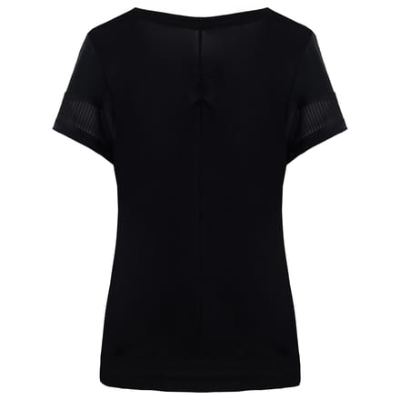 Asics Logo Dames Zwart T-Shirt