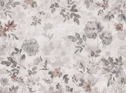 Boråstapeter Vliesbehang 3594 - Cottage garden - Botanisch Wit - 180cm x 2.65m