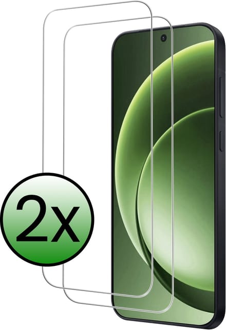 Screenprotector - 2 Stuks Geschikt voor OnePlus 15 - Extra Sterk - Beschermglas - Gehard Glas - Tempered Glass - Screen Protector