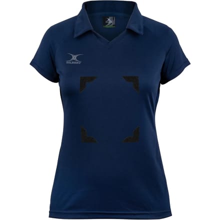 Gilbert Netball Eclipse Hook and Loop Shirt Wmn - W 6 - Donker Navy