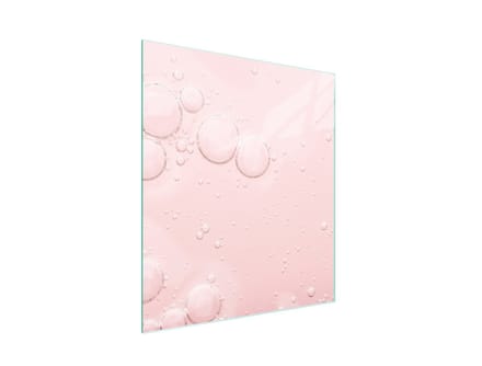 TMK ArtDeko - Snijplank - Glas - 45x52cm - Roze