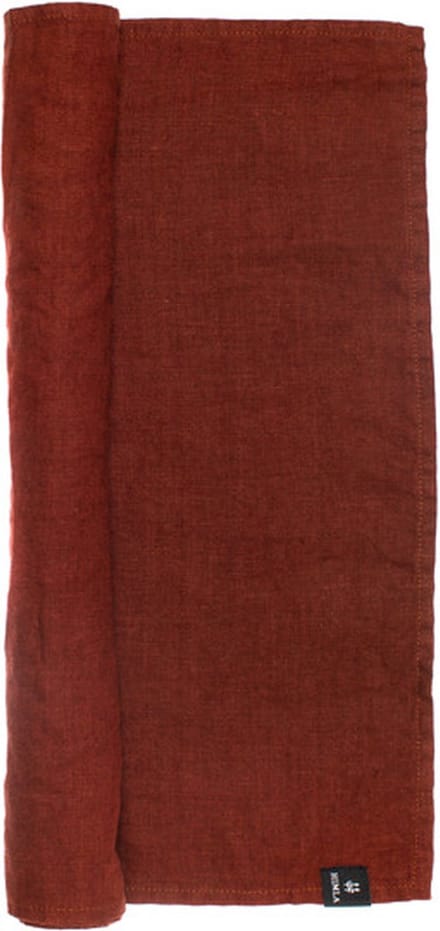 Himla Sunshine tafelloper linnen – lingonberry