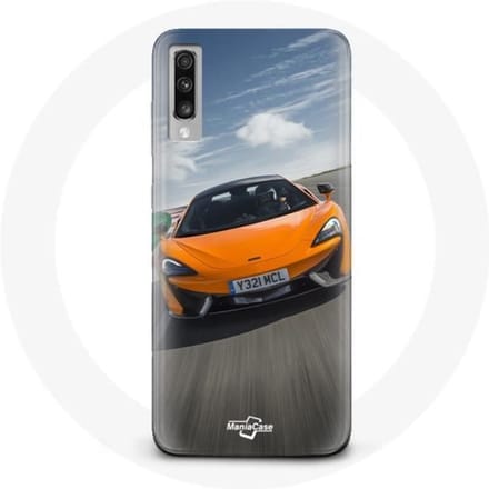 Coque - McLaren - Samsung Galaxy A70 - Orange - Souple - Sportif orange