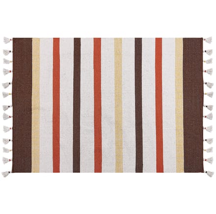HISARLI - Vloerkleed - Lichtbeige - 160 x 230 cm - Katoen