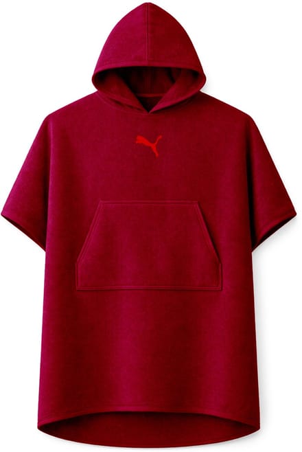 Puma unisex badponcho met capuchon voor strand en sauna 660009