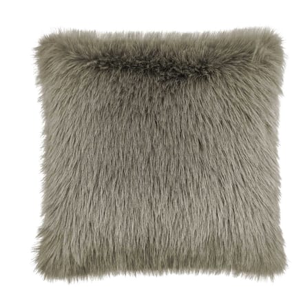 Heckettlane Perle Sierkussen - Fake Fur - 48x48 cm - Taupe