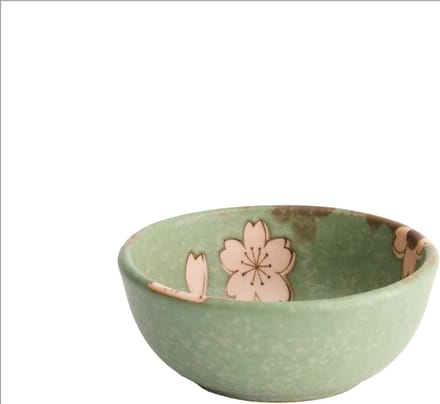 Tokyo Design Studio – Sakura Sausschaaltje – Groen – Ø 8,6 cm – Porselein – Japans Servies