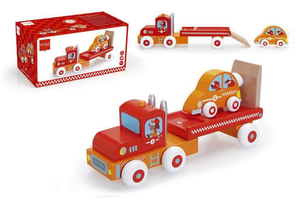 Scratch Vrachtwagen En Race Wagen Oranje 25,6 Cm