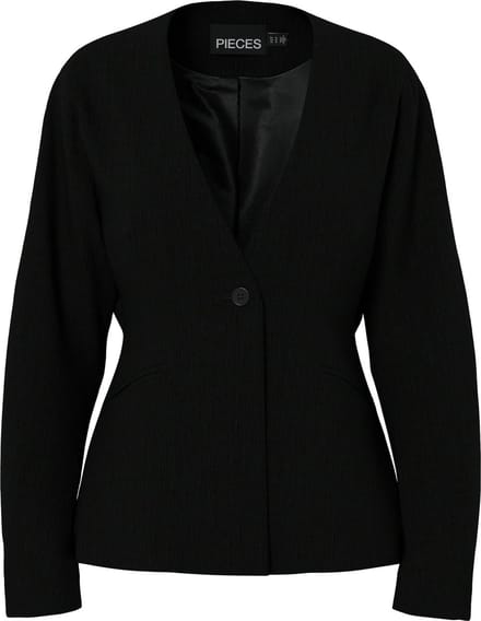 Pieces Blazer Pckamil Ls Fitted Blazer Noos Bc 17162404 Black Dames Maat - XL