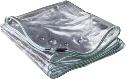 Dekzeil - Beschermhoes Tarp - Buitenbescherming - Extra Dik PVC - 2 x 5 meter - Transparant