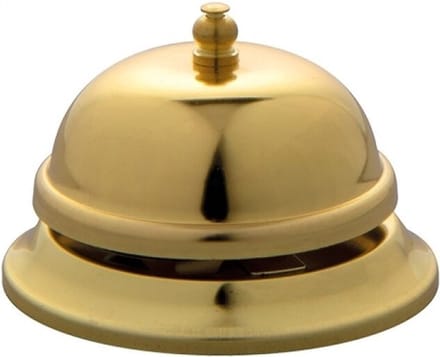 Ontvangstbel van koper