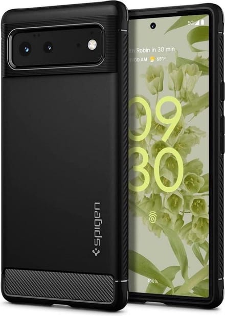 Spigen Rugged Armor hoesje voor Google Pixel 6 - Zwart