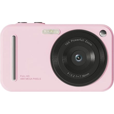 1080P Digitale Camera Digitale Videocamera 48MP 2,4 Inch IPS Scherm Autofocus 16x Digitale Zoom roze