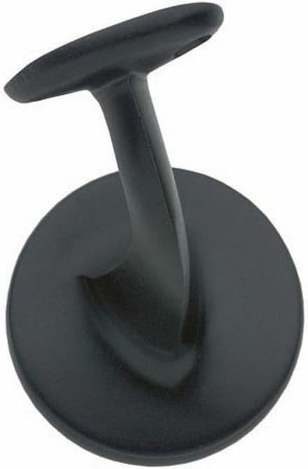 Intersteel Leuninghouder vlak zadel blind mat zwart