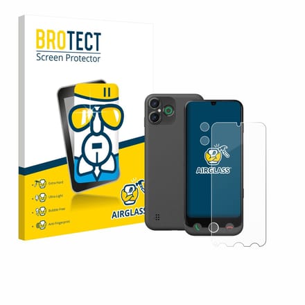 Screenprotector voor Doro Aurora A30 (Voor+Camera) Beschermglas transparant