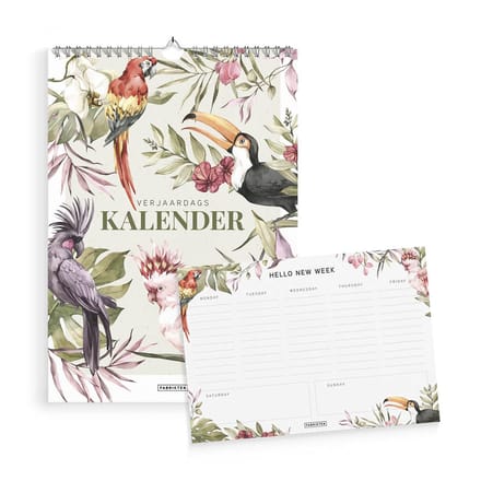 Fabrikten Bundel Tropisch - Kalender A4 + Weekplanner A5