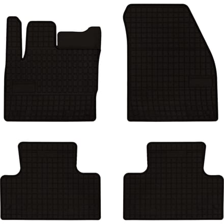 Wielganizator SolidPRO Serie - Rubber Automatten - Range Rover Evoque SUV (2011-2018) - Zwart - Op Maat