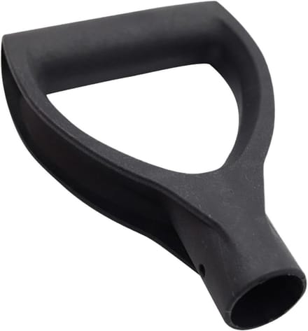 Vervangingshandgreep Schep - Schepsteel Hark - Tuinonderhoud - Ergonomisch Ontwerp - D-vormig - Zwart