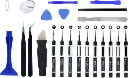 Let op type!! JF-8137 22 in 1 Multi-model Available Metal + Plastic Repair Tool Kit