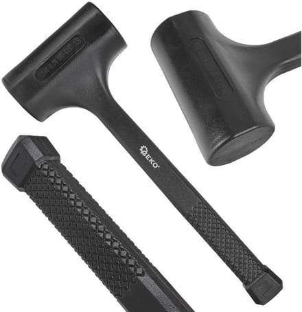 GEKO Rubberen hamer - Recoilless - 1350g - 60 mm diameter - Veilig en efficiënt