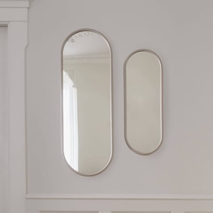 AYTM Spiegel Angui, grijsbruin, hoogte 78 cm, glas, staal