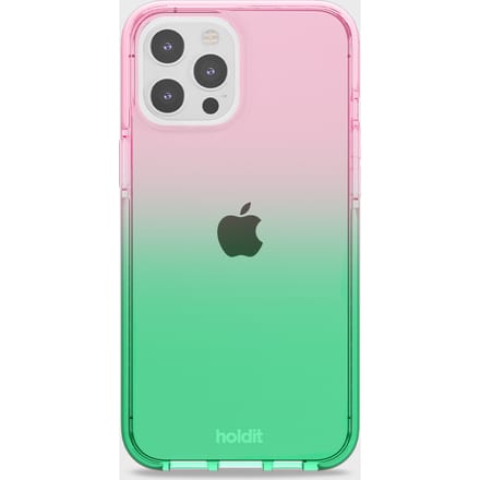Phone case Seethru Gradient Grass Green/Bright Pink iPhone 12 Pro Max
