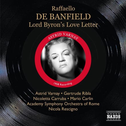 Academic Symphony Orchestra, Nicola Rescigno - De Banfield: Lord Byron's Love Letters (CD)