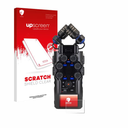 upscreen - Screenprotector voor Zoom H6 studio - Folie Beschermfolie transparant