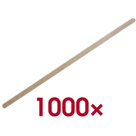 Roerstaafje IEZZY 110mm hout 1000 stuks