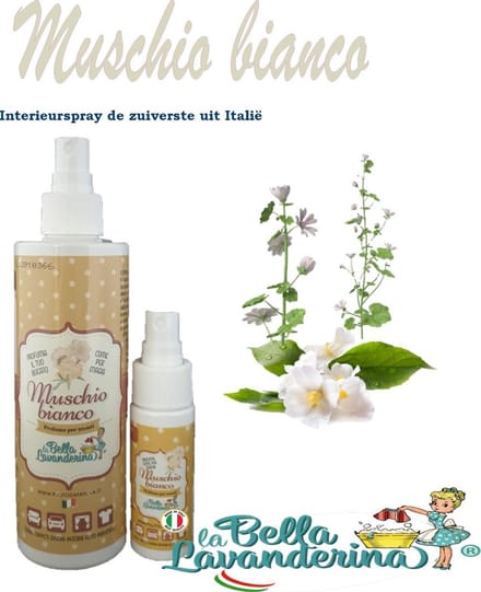 Interieurspray La Bella Lavanderina,  Muschio Bianco 250ml