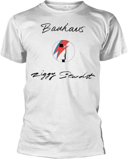 Bauhaus Heren Tshirt -XXL- Ziggy Stardust Wit