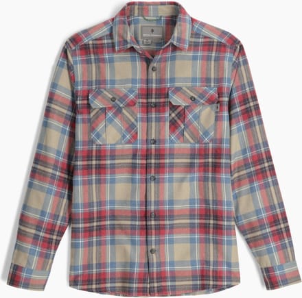 Royal Robbins Lost Coast Flannel Plaid - Blouse - Heren - Rood - Maat XXL