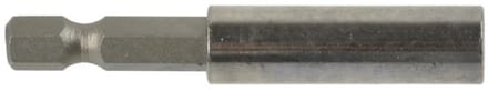 GEKO Magnetische bithouder - 1/4" aansluiting - 60 mm - roestvrij staal