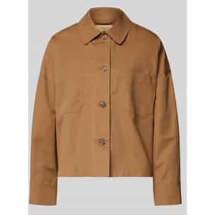 Relaxed fit overshirt van katoen-linnenmix model 'VETTURA'