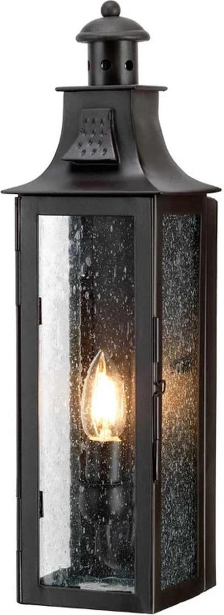 Elstead Lighting LED Wand Buitenlamp Stow | 1X E14 Max 60W | IP44 | Dimbaar | Old Bronze