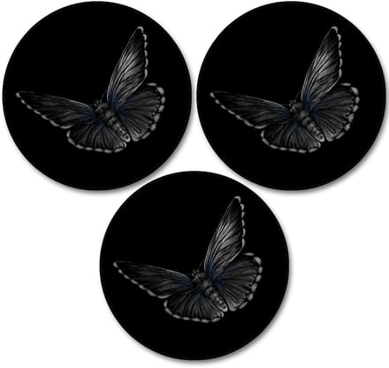 Papillon Pannenonderzetter - 3 stuks - Ø22cm - Vlinder