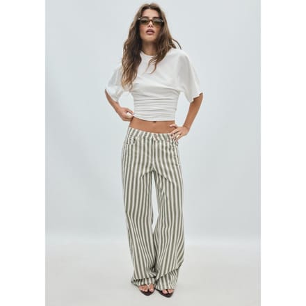 Stradivarius B08 T-shirt met korte mouw  Ecru XS