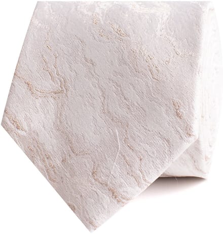 TRESANTI | ELMAR | Zijden stropdas marmer | Beige