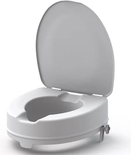 Toiletverhoger Ibiza 10 cm met Deksel