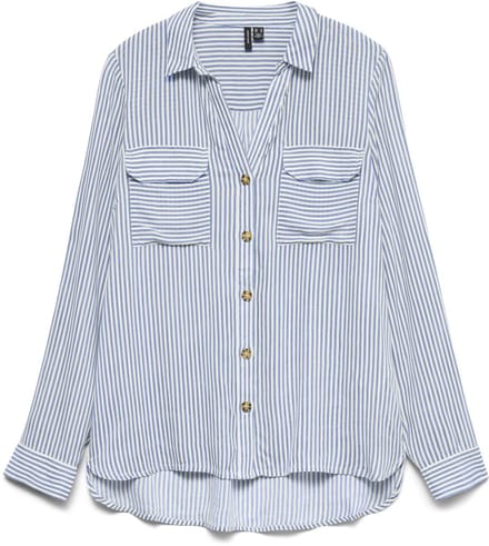 VERO MODA - VMBUMPY L/S SHIRT NEW WVN NOOS - Dames - Blouses