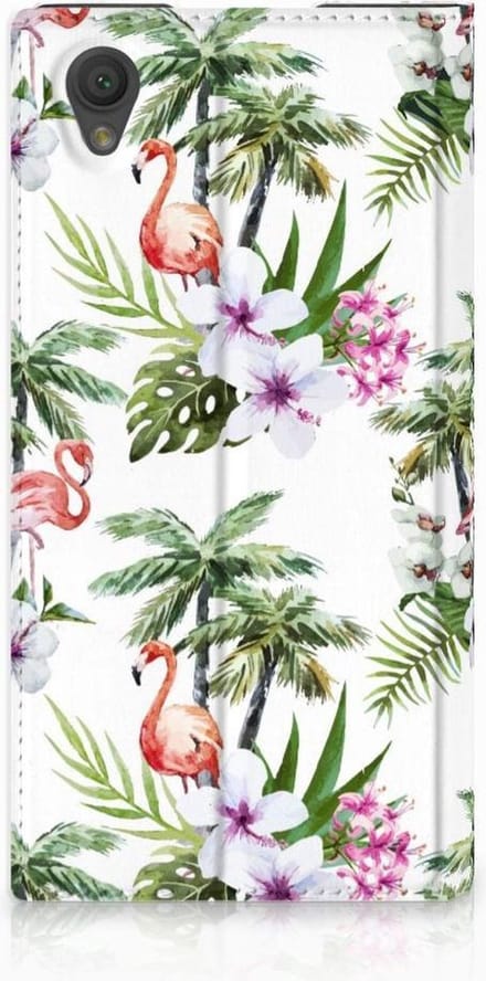 Sony Xperia L1 Hoesje maken Flamingo Palms