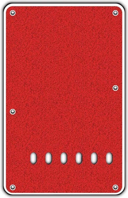 Boston BP-213-SRD back plate, string spacing 11,2mm, 2 ply, standard Stallion, 86x138mm, sparkling red