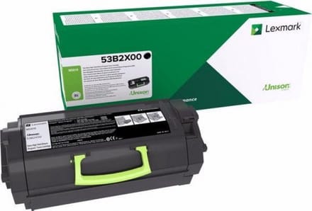 Lexmark 53B2X00 tonercartridge 1 stuk(s) Origineel Zwart